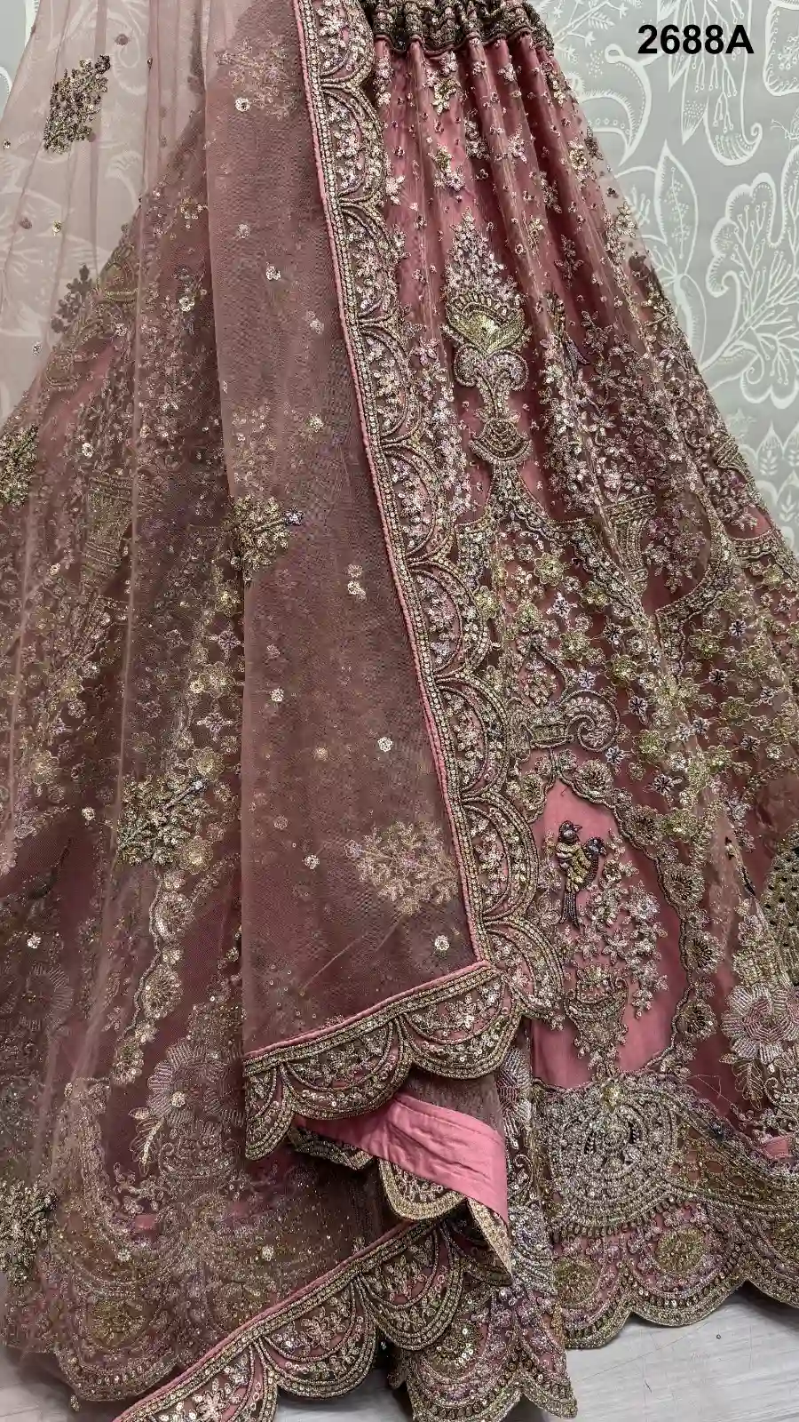 Anjani Art 2688A To 2688C Heavy Net Wholesale Lehenga Catalog — Wholesale Lehenga, MPA wholesale from Surat — Photo 11